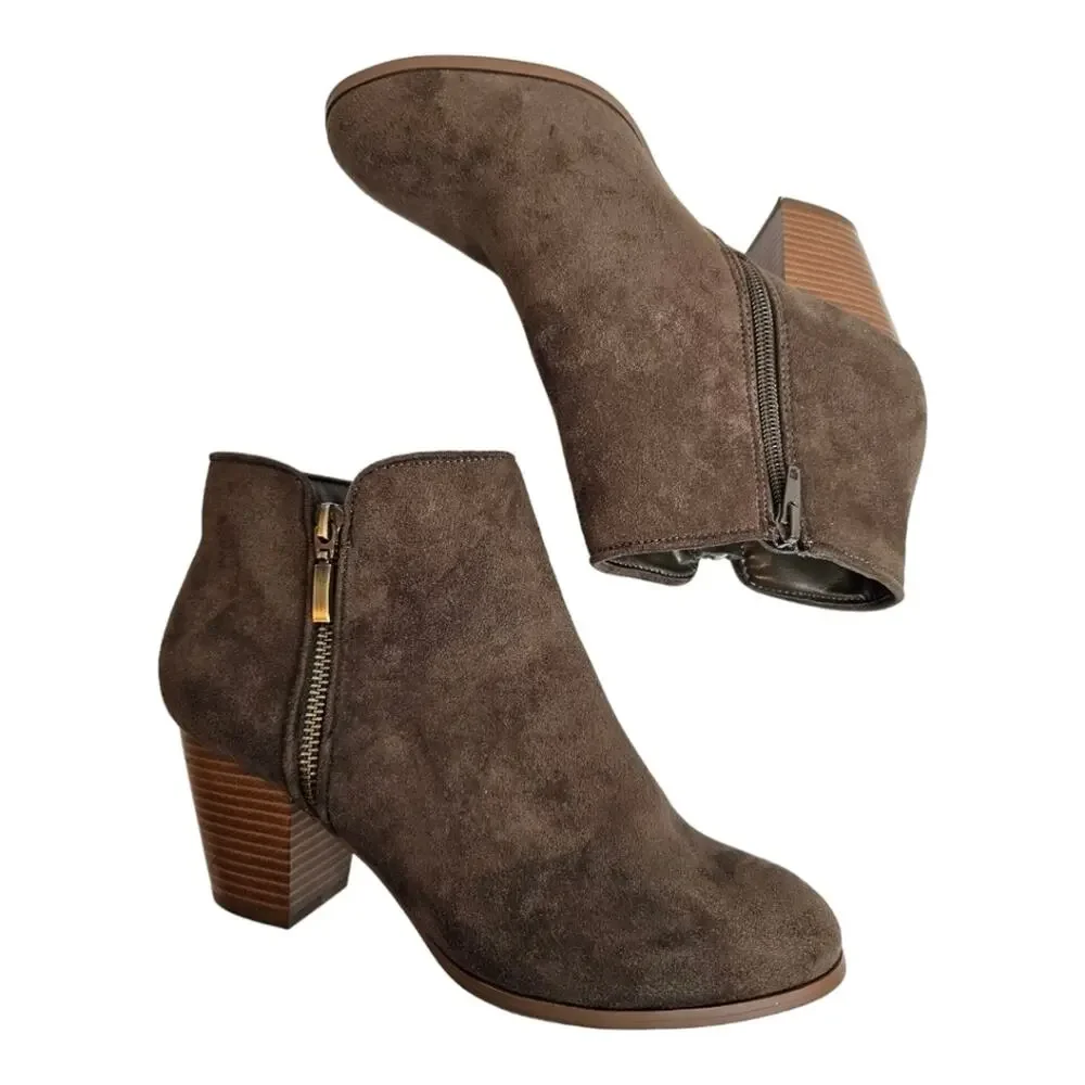 Style and Co. Jamila Ankle Booties Size 8.5